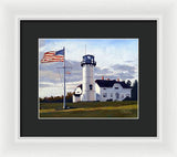 Chatham Lighthouse Cape Cod Massachusetts - Framed Print