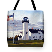 Chatham Lighthouse Cape Cod Massachusetts - Tote Bag