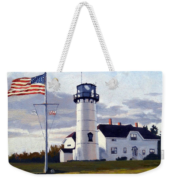Chatham Lighthouse Cape Cod Massachusetts - Weekender Tote Bag