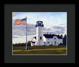 Chatham Lighthouse Cape Cod Massachusetts - Framed Print