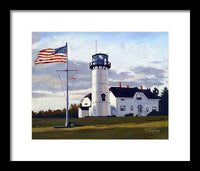 Chatham Lighthouse Cape Cod Massachusetts - Framed Print