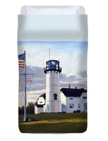 Chatham Lighthouse Cape Cod Massachusetts - Duvet Cover