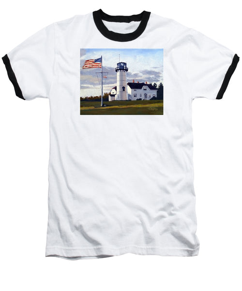 Chatham Lighthouse Cape Cod Massachusetts - Baseball T-Shirt