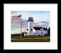 Chatham Lighthouse Cape Cod Massachusetts - Framed Print