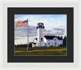 Chatham Lighthouse Cape Cod Massachusetts - Framed Print