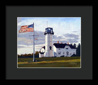 Chatham Lighthouse Cape Cod Massachusetts - Framed Print