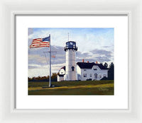 Chatham Lighthouse Cape Cod Massachusetts - Framed Print