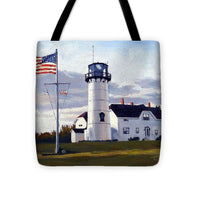 Chatham Lighthouse Cape Cod Massachusetts - Tote Bag