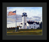 Chatham Lighthouse Cape Cod Massachusetts - Framed Print