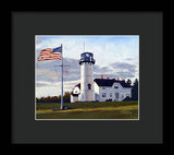 Chatham Lighthouse Cape Cod Massachusetts - Framed Print