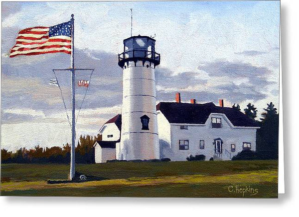 Chatham Lighthouse Cape Cod Massachusetts - Greeting Card