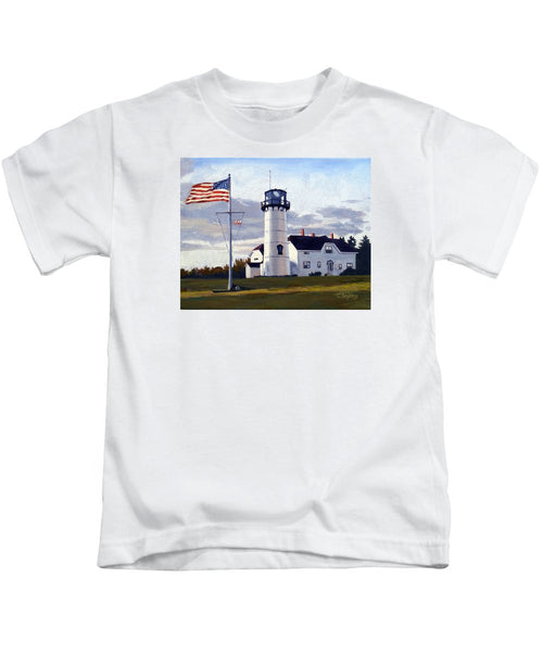 Chatham Lighthouse Cape Cod Massachusetts - Kids T-Shirt
