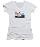 Chatham Lighthouse Cape Cod Massachusetts - Women's V-Neck
