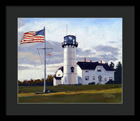 Chatham Lighthouse Cape Cod Massachusetts - Framed Print