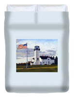 Chatham Lighthouse Cape Cod Massachusetts - Duvet Cover