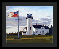 Chatham Lighthouse Cape Cod Massachusetts - Framed Print