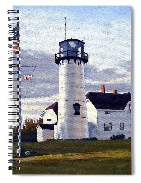 Chatham Lighthouse Cape Cod Massachusetts - Spiral Notebook
