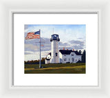 Chatham Lighthouse Cape Cod Massachusetts - Framed Print