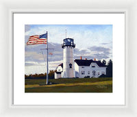 Chatham Lighthouse Cape Cod Massachusetts - Framed Print