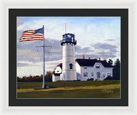 Chatham Lighthouse Cape Cod Massachusetts - Framed Print