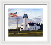 Chatham Lighthouse Cape Cod Massachusetts - Framed Print