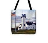Chatham Lighthouse Cape Cod Massachusetts - Tote Bag
