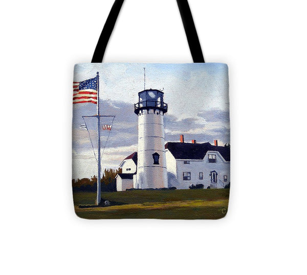 Chatham Lighthouse Cape Cod Massachusetts - Tote Bag