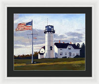 Chatham Lighthouse Cape Cod Massachusetts - Framed Print