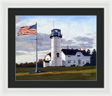 Chatham Lighthouse Cape Cod Massachusetts - Framed Print
