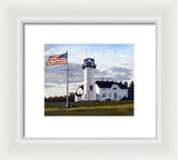 Chatham Lighthouse Cape Cod Massachusetts - Framed Print