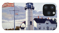 Chatham Lighthouse Cape Cod Massachusetts - Phone Case