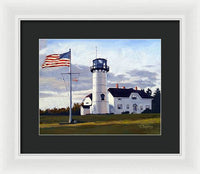 Chatham Lighthouse Cape Cod Massachusetts - Framed Print