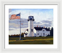 Chatham Lighthouse Cape Cod Massachusetts - Framed Print