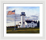 Chatham Lighthouse Cape Cod Massachusetts - Framed Print