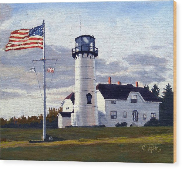 Chatham Lighthouse Cape Cod Massachusetts - Wood Print