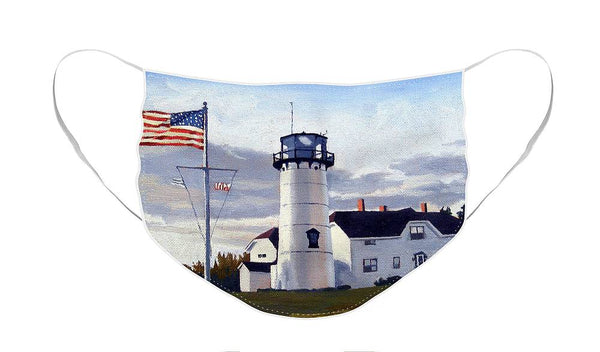 Chatham Lighthouse Cape Cod Massachusetts - Face Mask