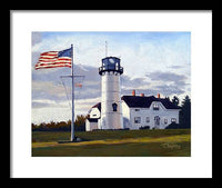 Chatham Lighthouse Cape Cod Massachusetts - Framed Print