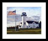 Chatham Lighthouse Cape Cod Massachusetts - Framed Print