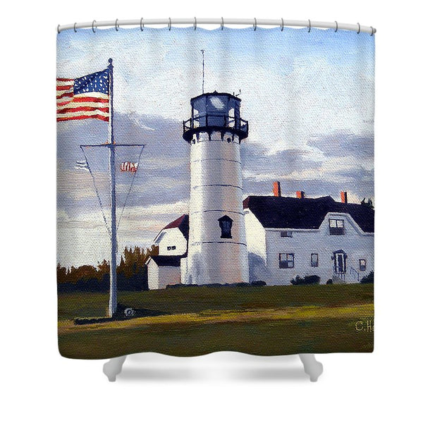 Chatham Lighthouse Cape Cod Massachusetts - Shower Curtain