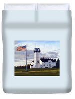 Chatham Lighthouse Cape Cod Massachusetts - Duvet Cover