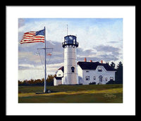 Chatham Lighthouse Cape Cod Massachusetts - Framed Print