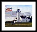 Chatham Lighthouse Cape Cod Massachusetts - Framed Print