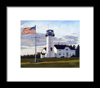 Chatham Lighthouse Cape Cod Massachusetts - Framed Print