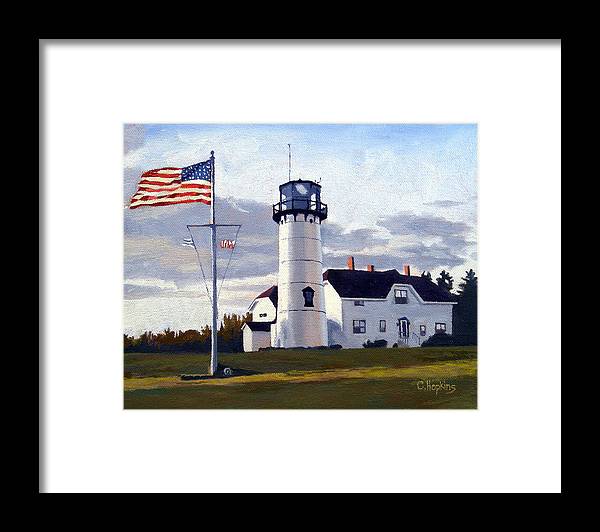 Chatham Lighthouse Cape Cod Massachusetts - Framed Print