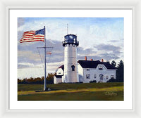 Chatham Lighthouse Cape Cod Massachusetts - Framed Print