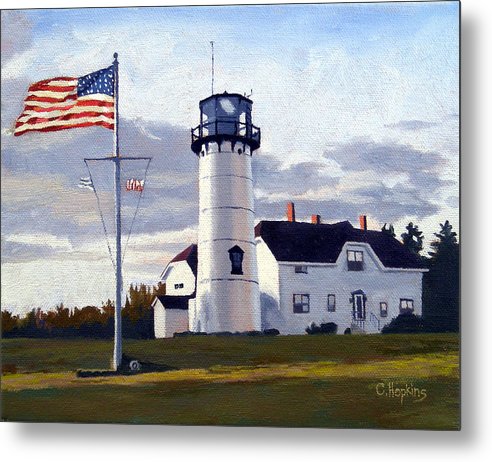 Chatham Lighthouse Cape Cod Massachusetts - Metal Print