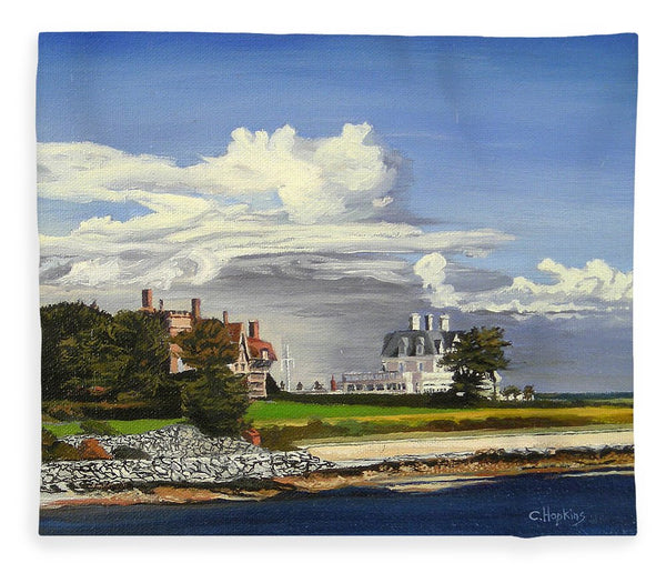 Cliff Walk Newport Rhode Island - Blanket