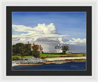 Cliff Walk Newport Rhode Island - Framed Print