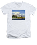 Cliff Walk Newport Rhode Island - Men's V-Neck T-Shirt