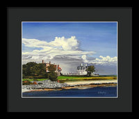 Cliff Walk Newport Rhode Island - Framed Print